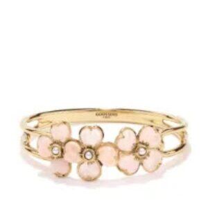 NWT NEVER WORN Authentic Goosens Bracelet Trefle pink gold plated size S